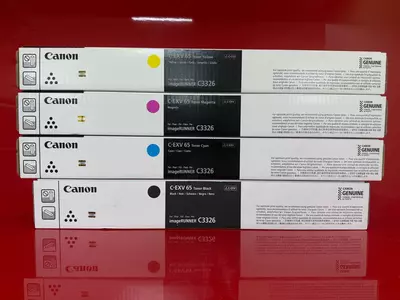 Комплект оригинальных тонер-картриджей Canon C-EXV 65 Set (Черный, Голубой, Пурпурный, Желтый) для imageRUNNER C3326