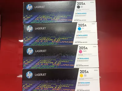 HP 205A LaserJet Original Kartrijlar To'plami (CF530A, CF531A, CF532A, CF533A) — Pro M154, MFP M180, M181 Uchun