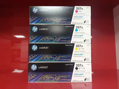 HP 207A LaserJet Original Kartrijlar To'plami (W2210A, W2211A, W2212A, W2213A) — Pro M255, MFP M282, M283 Uchun