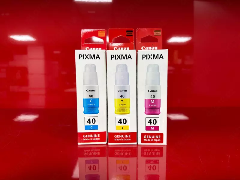 Комплект чернил Canon PIXMA GI-40 (Cyan/Yellow/Magenta) для СНПЧ