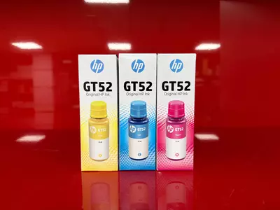 HP GT52 siyoh flakonlari to'plami (Sariq/Ko'k/Pushti) 70 ml