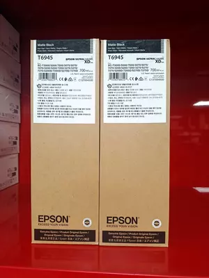 Epson T6945 UltraChrome XD Original Mat Qora Siyoh Kartriji (700ml / C13T694500) — Epson SureColor SC-T3000, T5000, T7000, T3200, T5200, T7200 Uchun