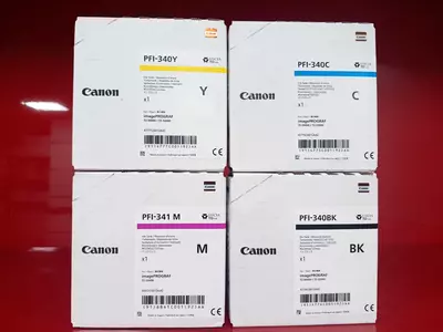 Комплект оригинальных картриджей Canon PFI-340 / PFI-341 (330мл / LUCIA TD) — Для Canon imagePROGRAF TZ-30000, TZ-32000