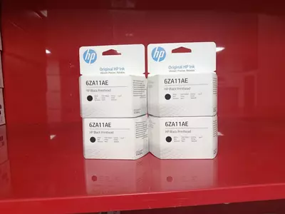 HP 6ZA11AE Original Qora Chop Etish Kallagi (Printhead) — HP Smart Tank 500, 515, 530, 615, 6000, 7000 Seriyalari Uchun