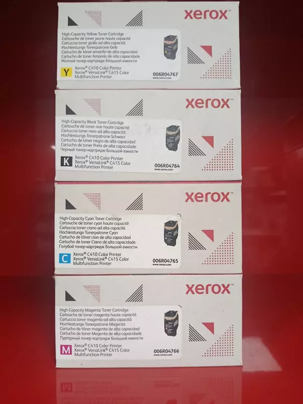 Оригинальные картриджи повышенной емкости Xerox VersaLink C410 / C415 (006R04764, 006R04765, 006R04766, 006R04767)