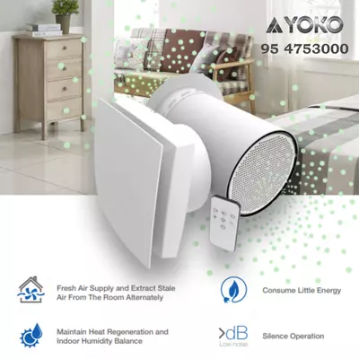 Настенный рекуператор YOKO AV-TTW6