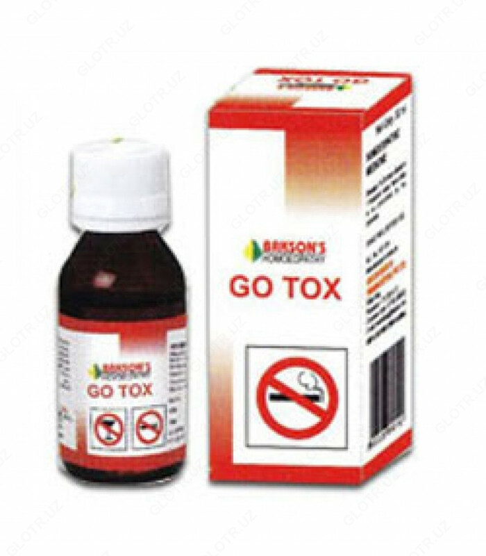 Капли для уменьшения тяги к никотину и алкоголю Go tox - 100 000 сум