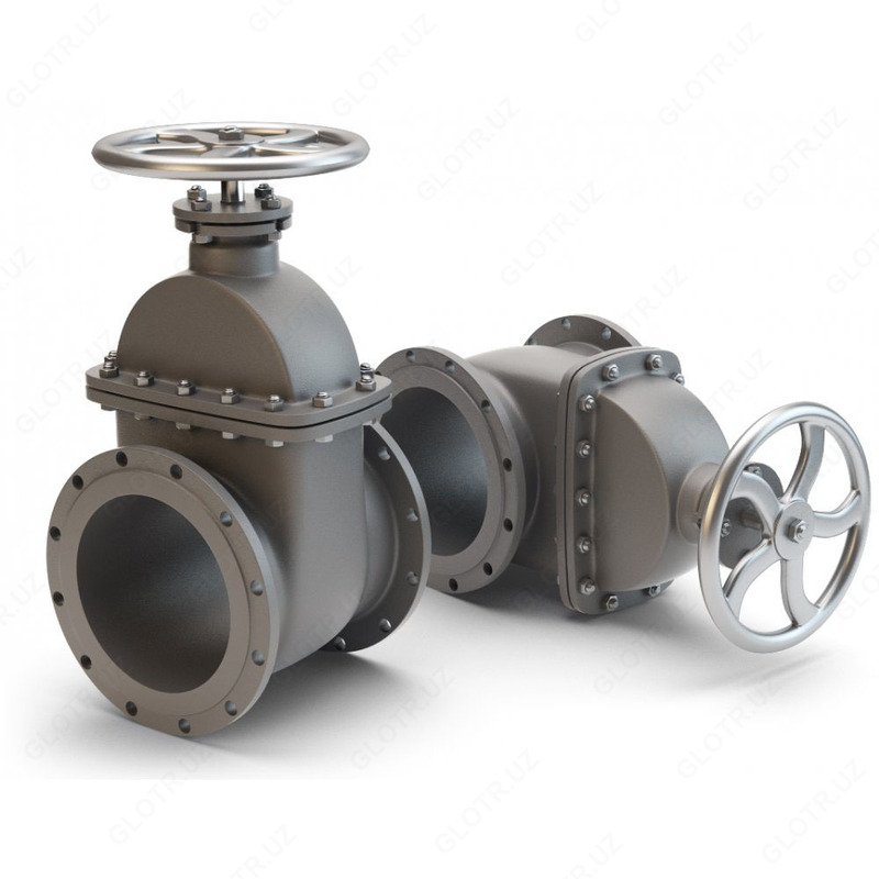 Задвижка чугунная 30ч39р Ду-350 РN16 с редуктором - от {0} сум