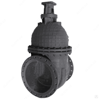 Задвижка чугунная 30ч39р Ду-600 РN16 с редуктором