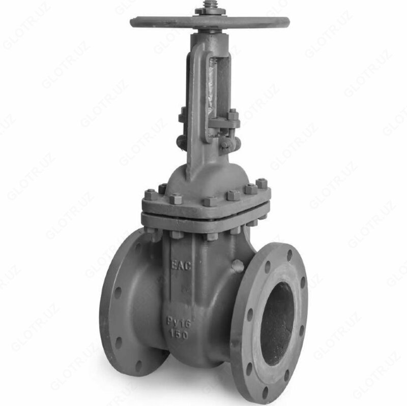 Cho'chqa temir eshik valfi 30ch6br D80mm (bosim 1.6MPa) - 616 400 so'm