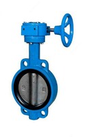 Затвор "Батерфляй" межфланцевый с редуктором сч20 DN-80 - 252 600 сум