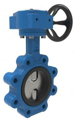 Затвор "Батерфляй" межфланцевый с редуктором сч20 DN-150