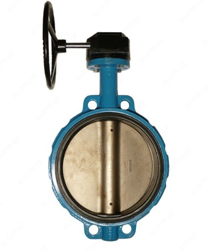 Затвор "Батерфляй" межфланцевый с редуктором вч45 DN-250