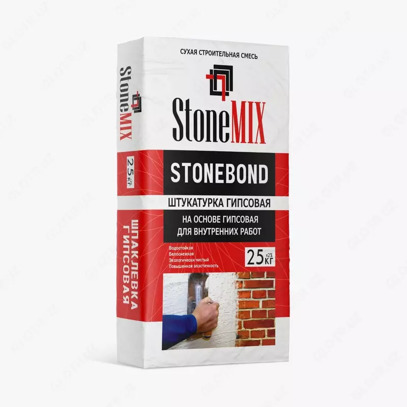 СУХАЯ ГИПСОВАЯ ШТУКАТУРКА - STONEBOND