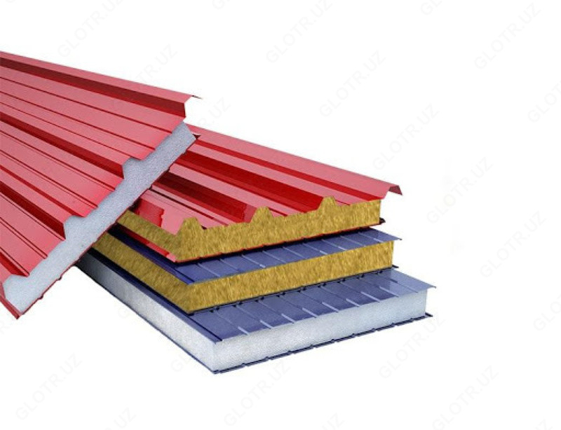 Сэндвич панели из базальта (арт-2) - от 225 000 сум