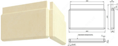 RST-011 uyining jabhasi uchun dekorativ burchaklar