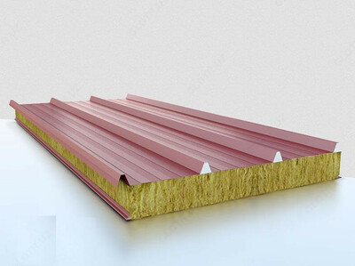 Трёхслойные кровельные "сэндвич" панели (960*75 мм) с утеплителем из мин. ваты. - 250 000 сум / пог. м