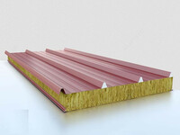 Трёхслойные кровельные "сэндвич" панели (960*75 мм) с утеплителем из мин. ваты. - 250 000 сум