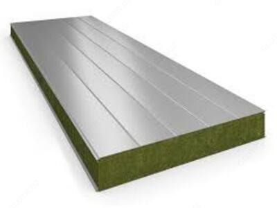 Трёхслойные стеновые "сэндвич" панели (1200*50) с утеплителем из мин. ваты - 250 000 сум / кв.м