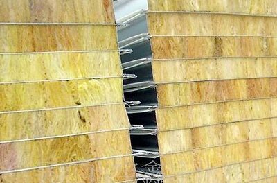 Трёхслойные стеновые "сэндвич" панели (1200*50) с утеплителем из минеральной ваты (базальт) - 250 000 сум / кв.м