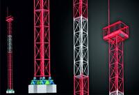 Расчет несущей способности металлоконструкций (антенна-мачтовых сооружений и башенных сооружений) любой сложности