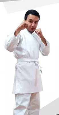 Кимоно для занятий "Каратэ" (белое)