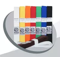 Разноцветные пояса для восточных единоборств