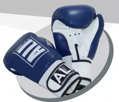 Боксерские защитные перчатки "ALI" (синие)