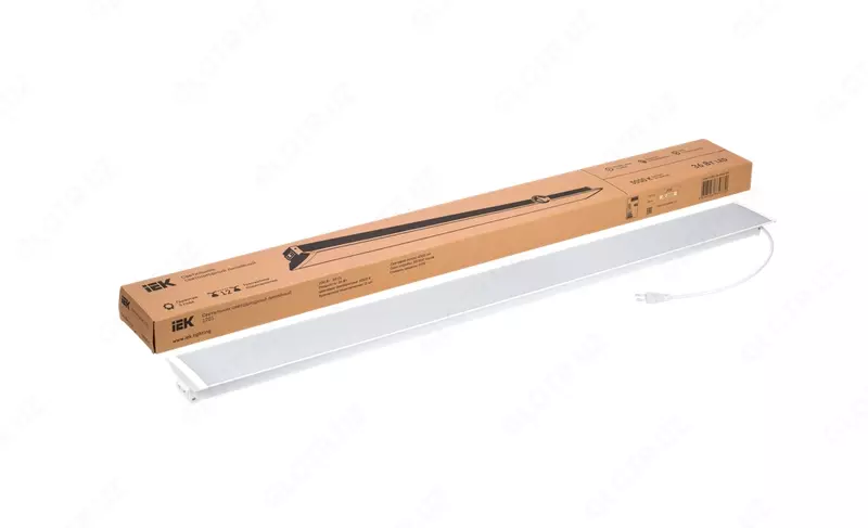 284 000 so'm Светильник светодиодный линейный 1201 36Вт 5000К 1200х107х52мм IEK