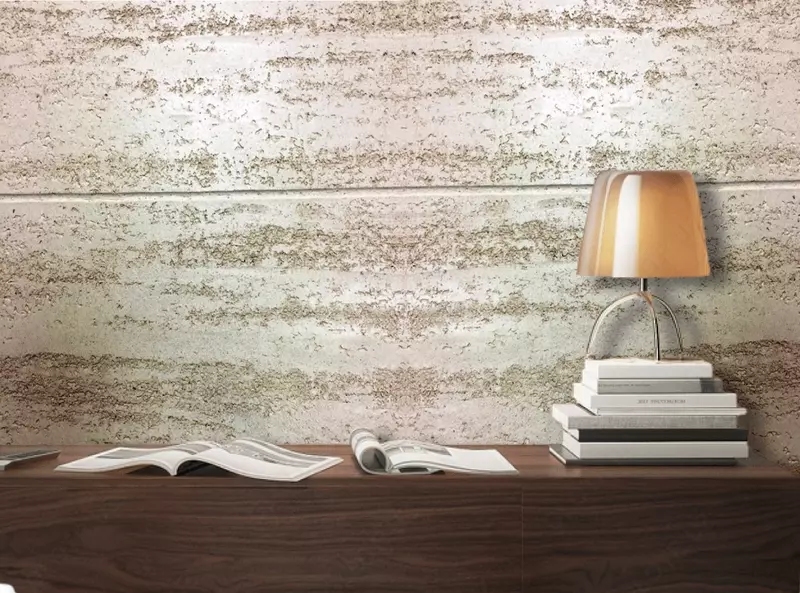 Отделка травертином