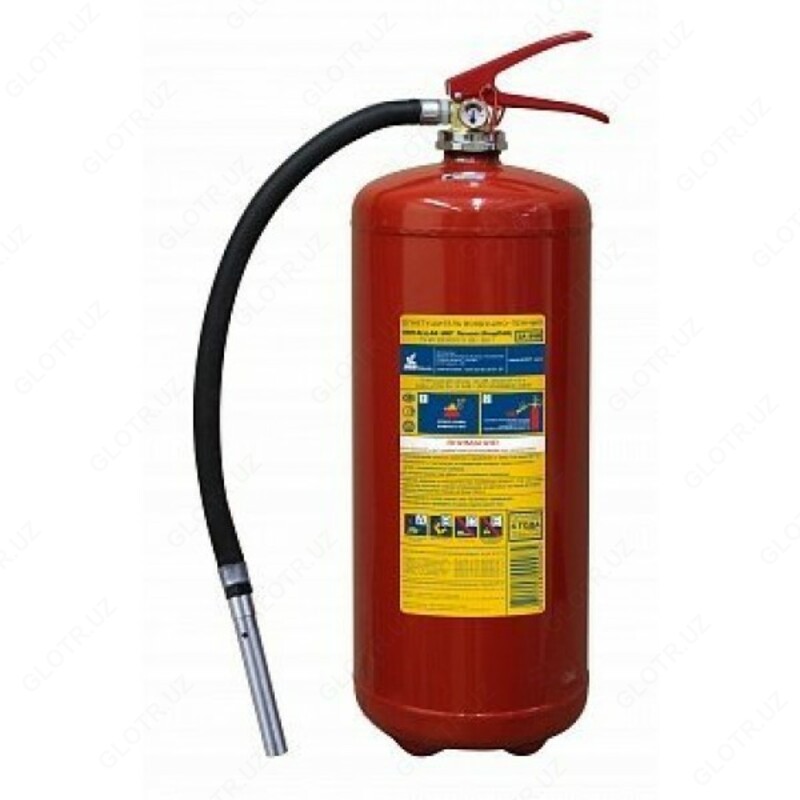 Огнетушитель воздушно-пенный с манометром 10л