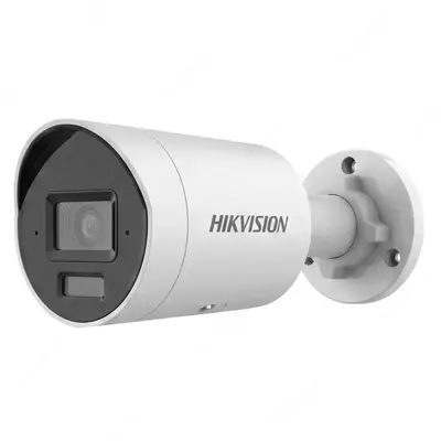  IP-камера видеонаблюдения Hikvision DS-2CD2047G2H-LIU (2.8 mm) (eF) с разрешением 4 МП  технологией Smart Hybrid Light  встроенным микрофоном и интеллектуальным обнаружением людей и транспорта - 