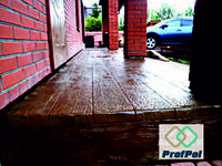 Декоративный печатный бетон (аналог брусчатки)