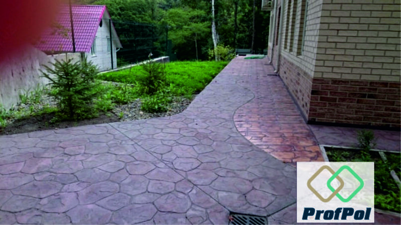  Декоративный печатный бетон (аналог брусчатки) Только в розницу