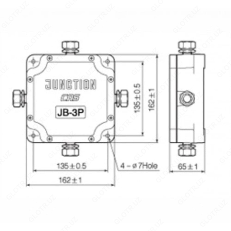 Клеммная соединительная коробка CAS JB-3P (сумматор) - по запросу