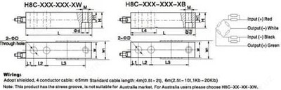 Цена по запросу Балочный тензодатчик "ZEMIC H8C" (1 тонна)