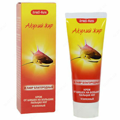 Крем для ног при шишках Акулий жир и Благородный лавр - 125 000 so'm / dona