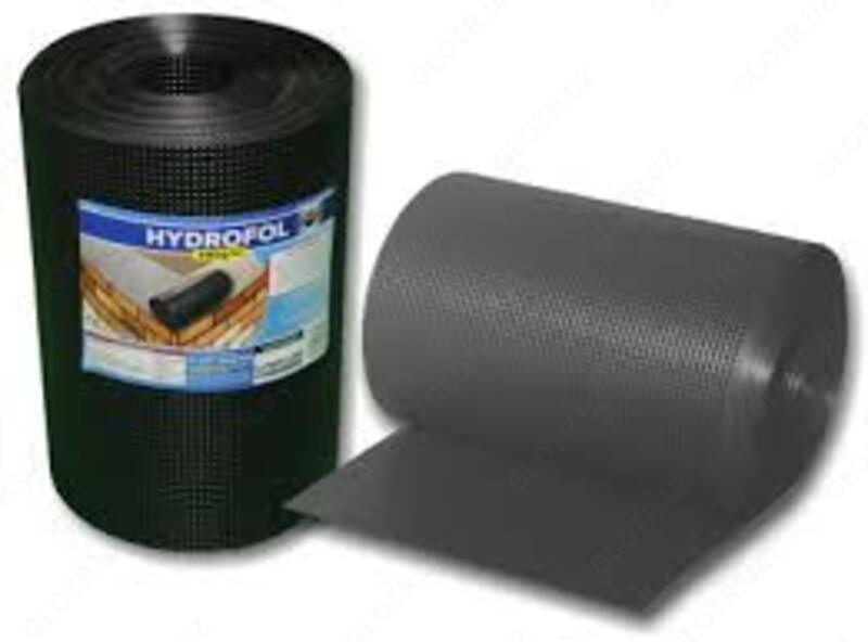Гидрофол - гидроизоляционный материал с защитным слоем фольги 4 мм