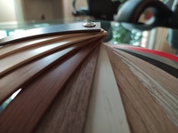 Wenge Sorento | PVX qirralarning porloq | Shagreen | Mat