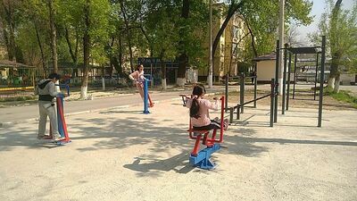 Уличные тренажеры