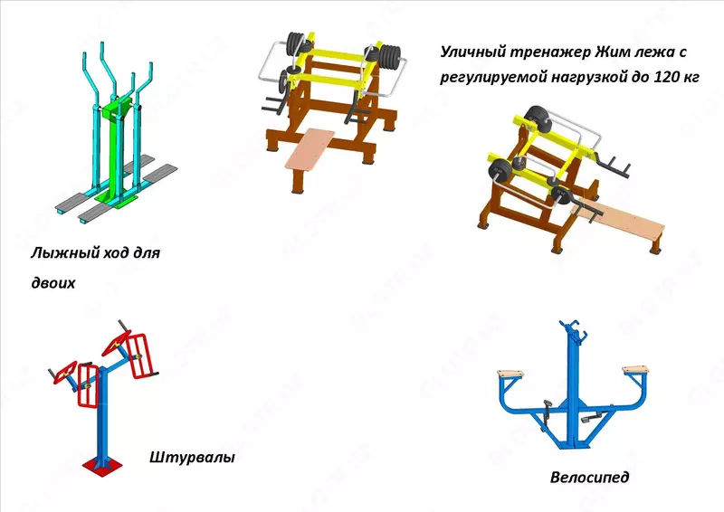 Площадки Воркаут Прочие спорттовары