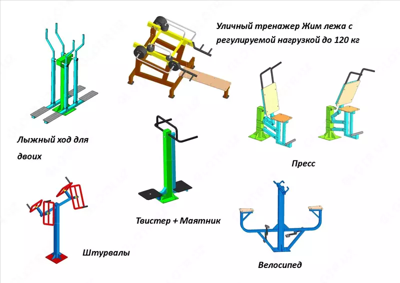 Уличные тренажеры OOO "Kinezis Faktor"