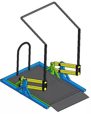 "Жим от груди" для инвалидов-колясочников - OOO "Kinezis Faktor"