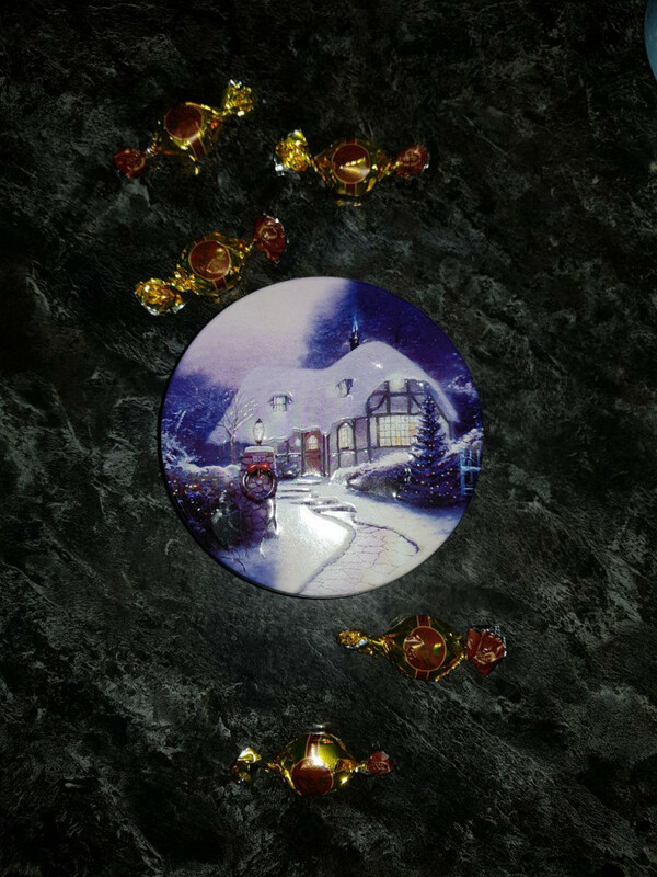  Металлическая шкатулка+конфеты Золотая лилия - 