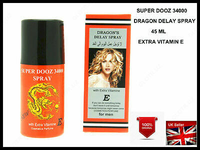 Спрей-пролонгатор Super Dooz 34000 Dragon's Spray с витамином Е 45 мл