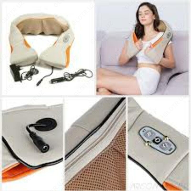 Массажер роликовый для шеи и спины Massager of Neck Kneading - 350 000 сум