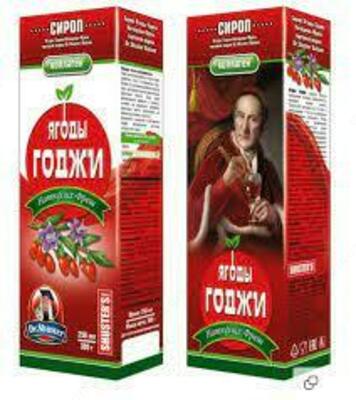 Сироп Ягоды годжи Натюрлих-Фреш торговой марки Dr.Shuster Balsam (Godji sirop)