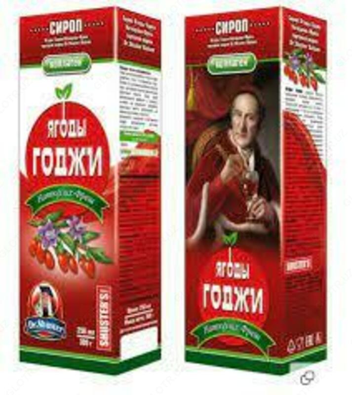 Сироп Ягоды годжи Натюрлих-Фреш торговой марки Dr.Shuster Balsam (Godji sirop)