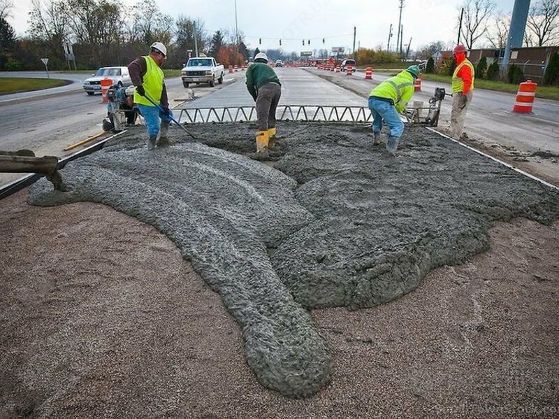 Укладка бетонных дорог - Качественное Бетонирование