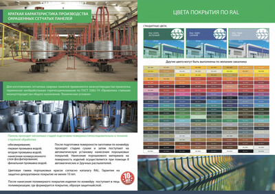 3D ограждение (евро забор) из оцинкованной проволоки. Оптом и розница